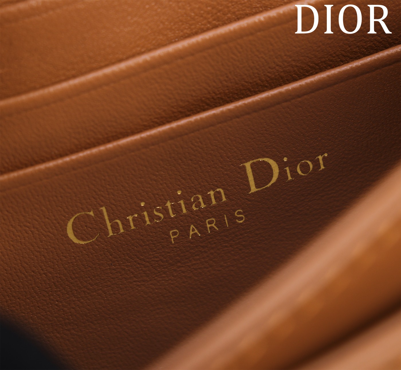 My Dior Mini Bag Tan Cannage Lambskin